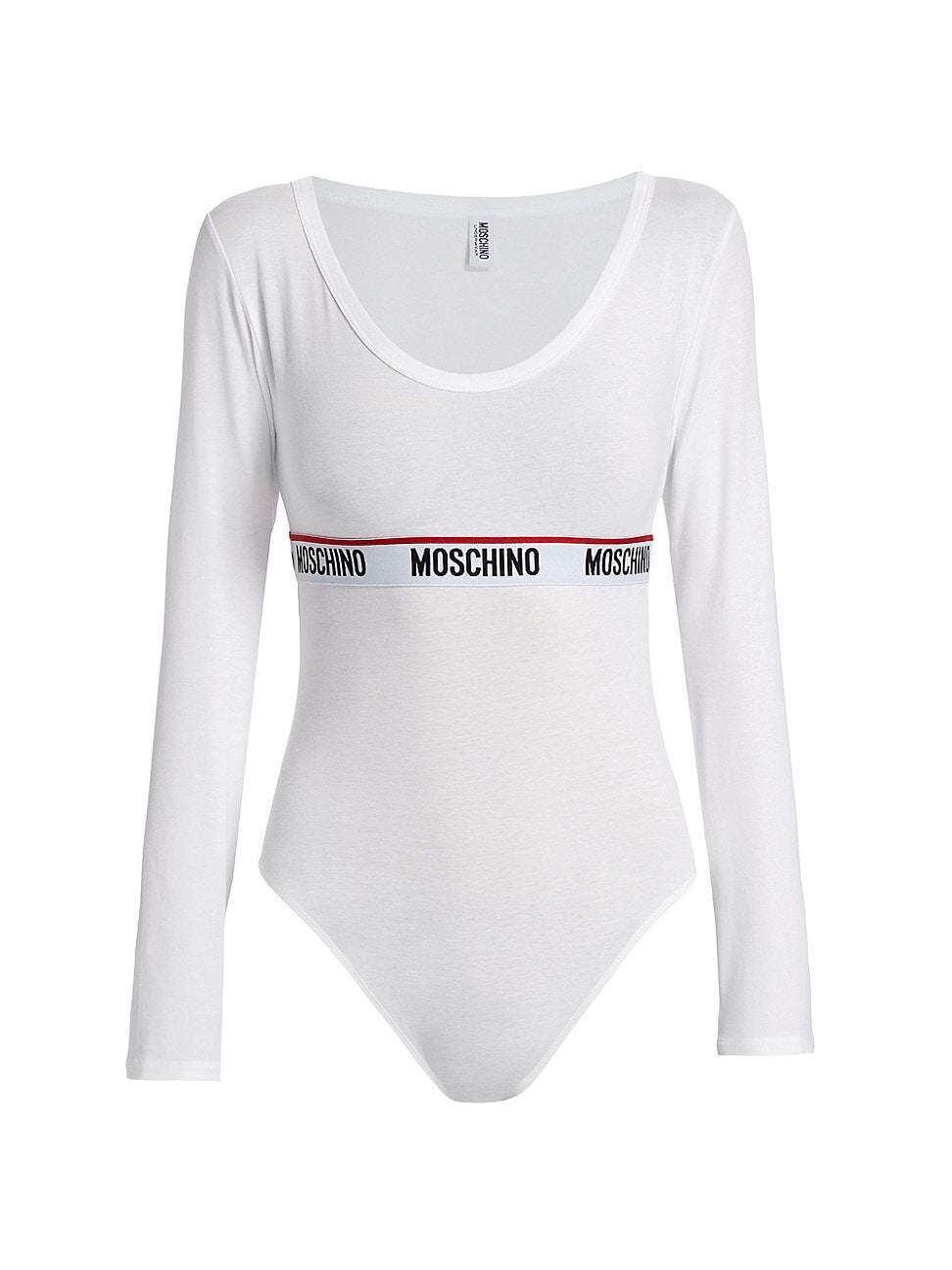 Womens Stretch Cotton Logo Bodysuit Product Image