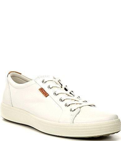 ECCO Soft 7 Sneaker (Camel/Lion) Men's Lace up casual Shoes Product Image