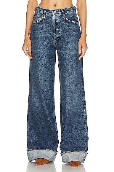 AGOLDE Dame High Waist Wide Leg Organic Cotton Jeans Product Image