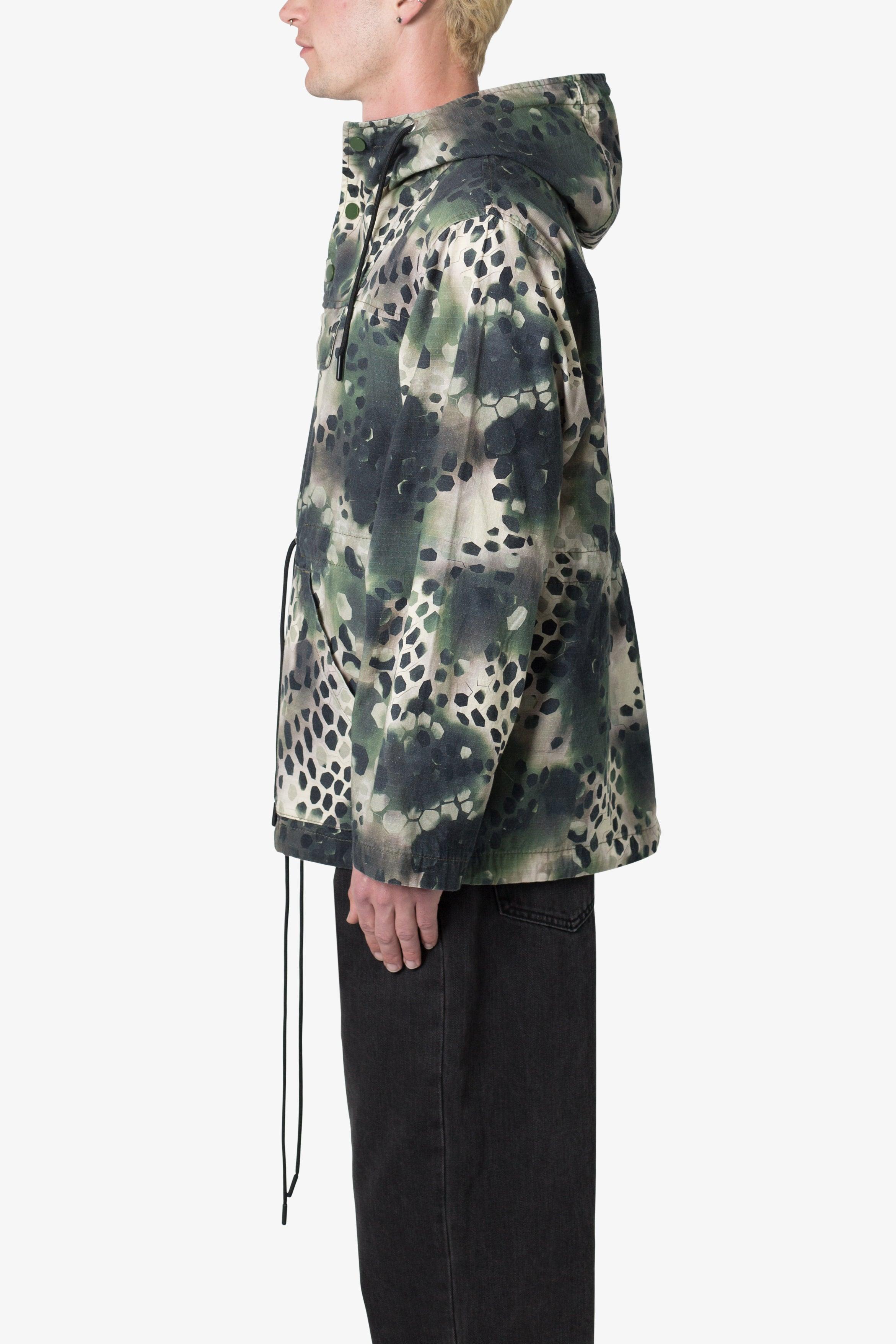 Swamp Camo Anorak Jacket - Green Product Image