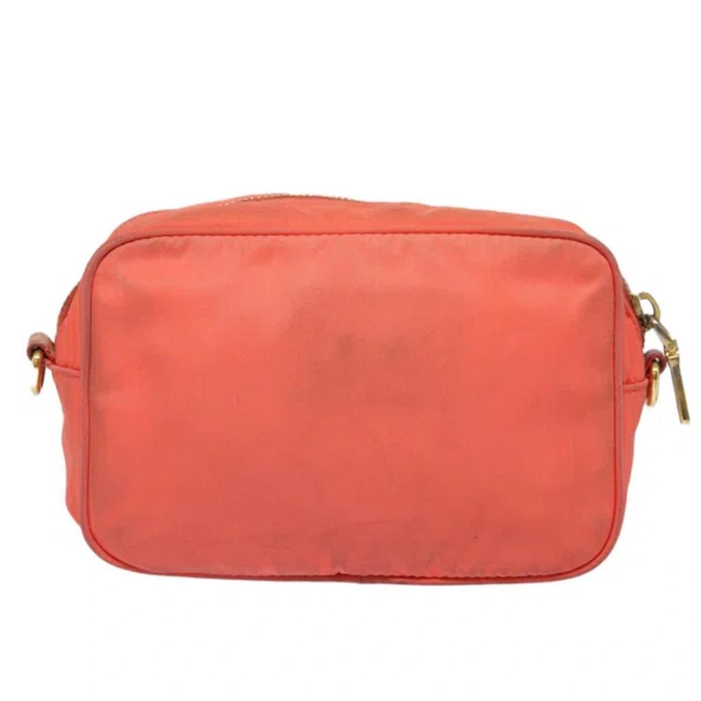 Ribbon Orange Synthetic Shoulder Bag () Product Image