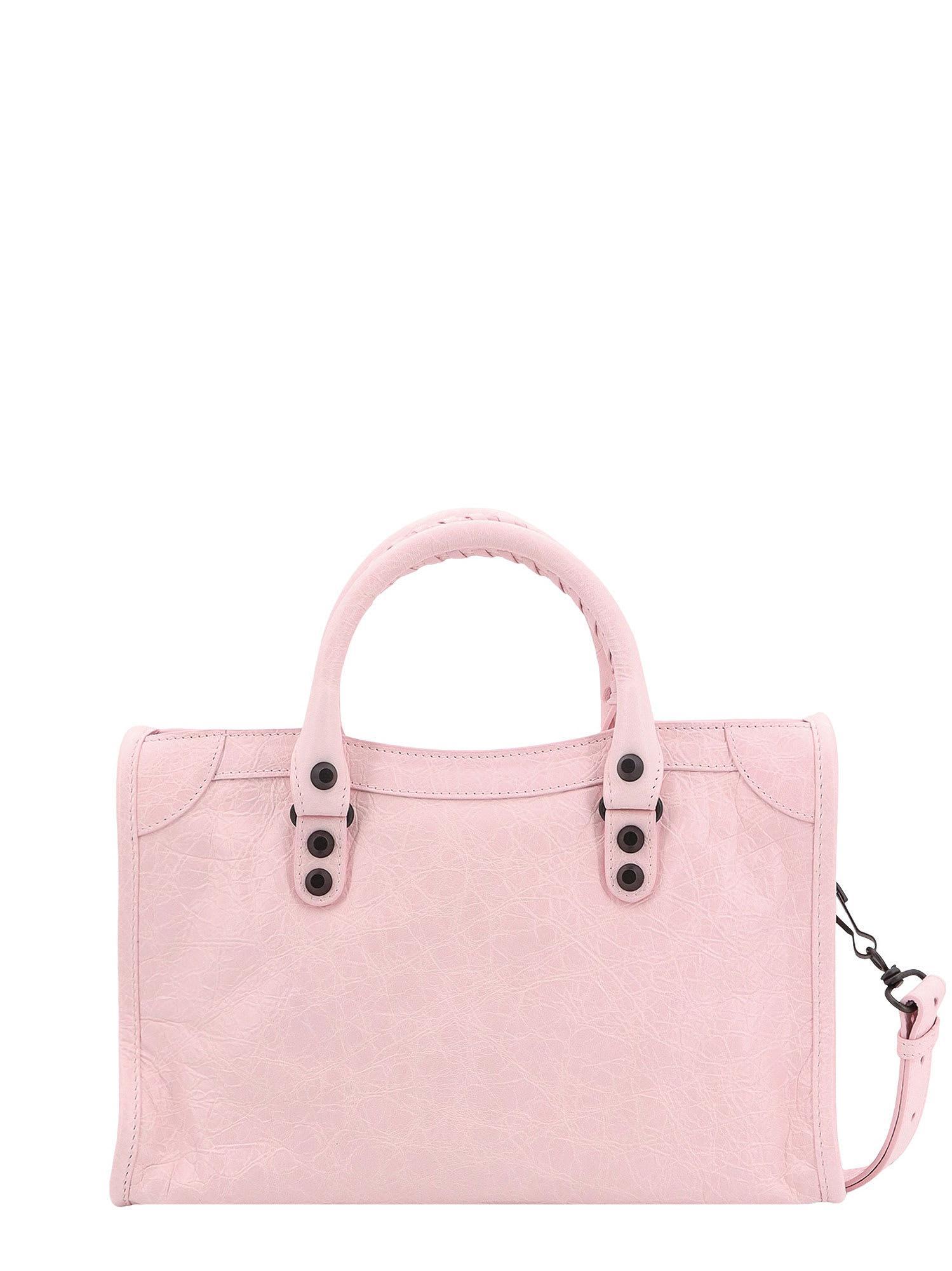 BALENCIAGA Le City Top Handle Bag In Pink Product Image