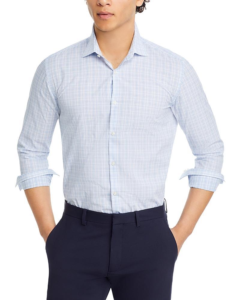 Hugo by Hugo Boss Mens Kenno Slim-Fit Dress Shirt - Light Product Image