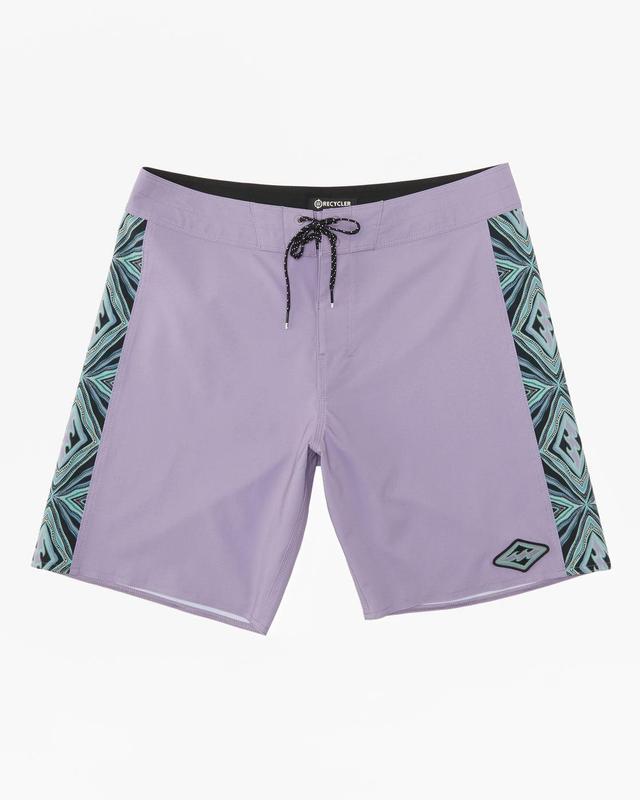 D Bah Ciclo Pro Performance 18" Boardshorts - Purple Haze Male Product Image