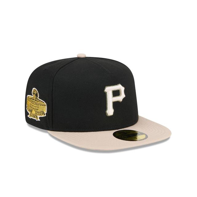 Pittsburgh Pirates Canvas 59FIFTY A-Frame Fitted Hat Male Product Image