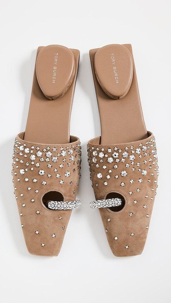 Tory Burch Pierced Crystal Mules | Shopbop Product Image