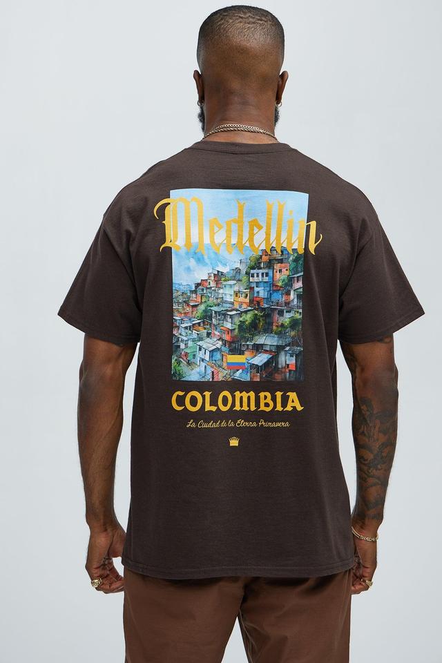 Medellin Forever Short Sleeve Tee - Brown Product Image