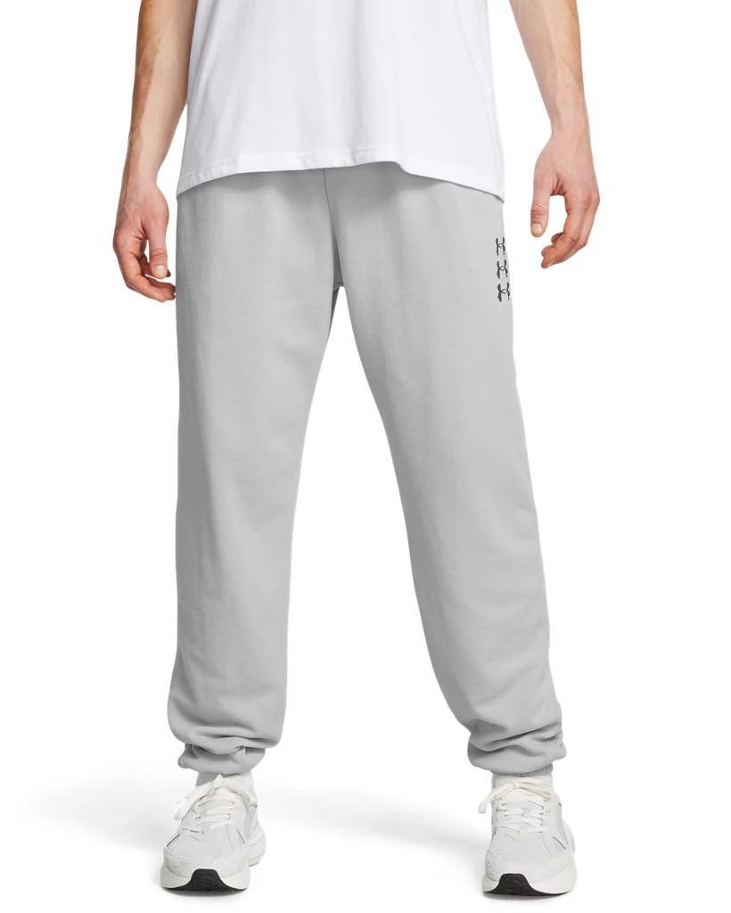 Men's UA Rival Fleece Textured Sliced 'N Diced Pants Product Image