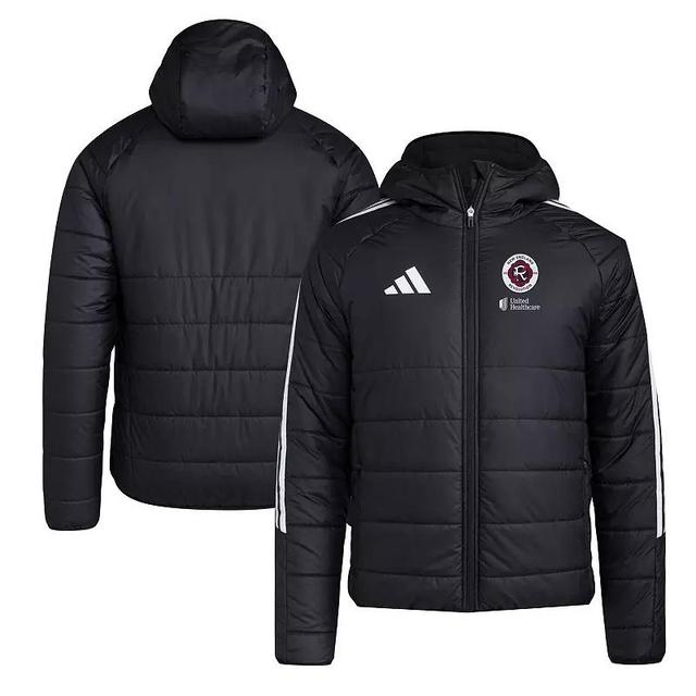 Mens adidas Black Colorado Rapids Tiro 24 Full-Zip Winter Hoodie Jacket Product Image