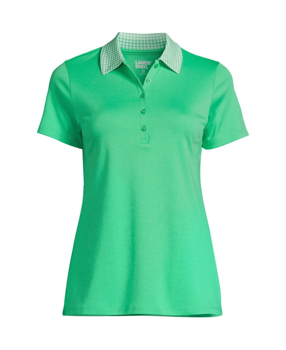 Lands End Womens Tall Supima Cotton Polo Shirt Product Image