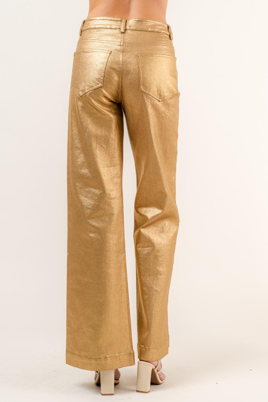 Wide Leg Met Pant Product Image