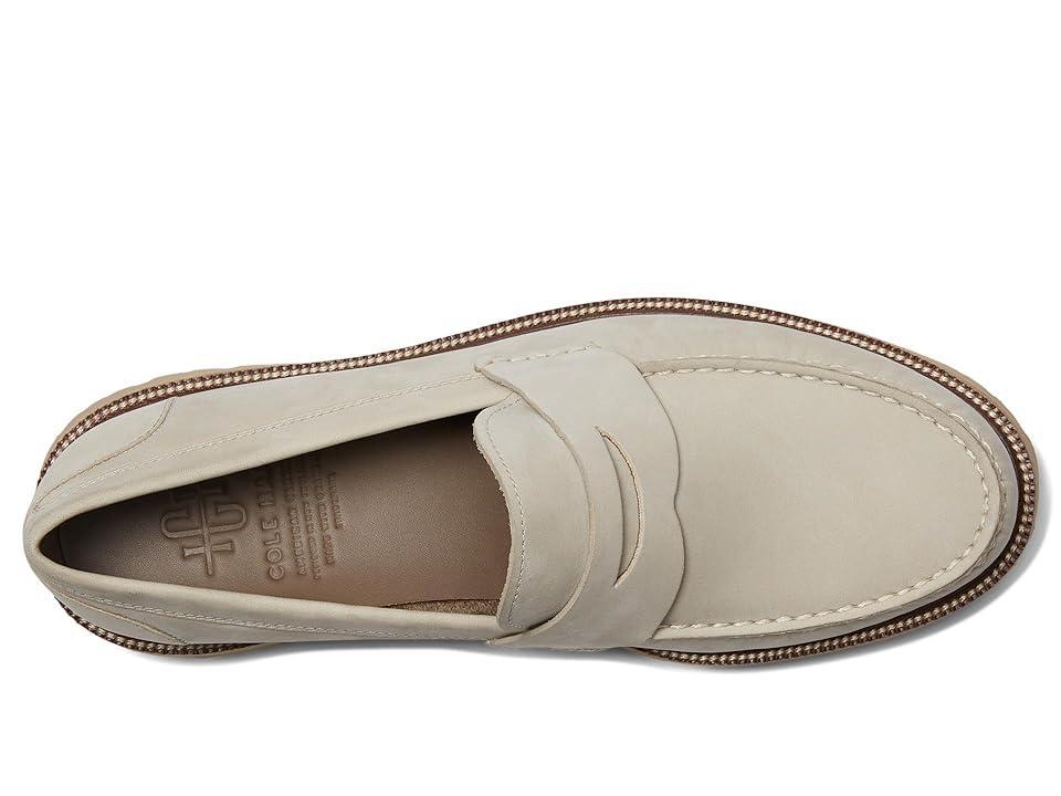 Cole Haan American Classics Penny Loafer (Silver Lining Nubuck/Dark Latte) Men's Shoes Product Image