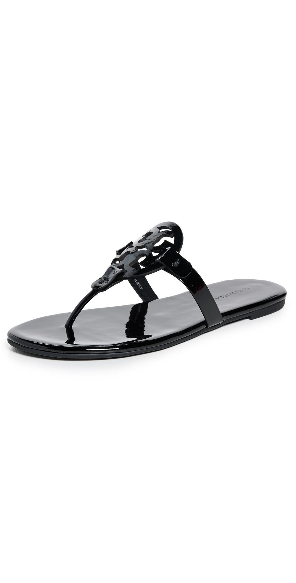 Tory Burch Miller Soft Sandals Perfect Black 8 Product Image