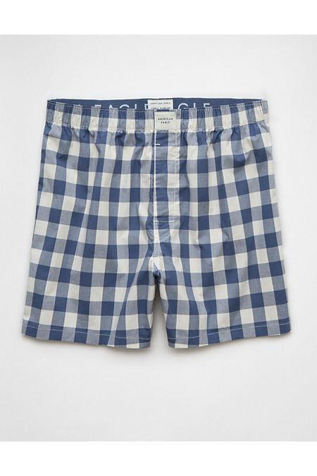 AEO Plaid Stretch Boxer Short Men's Product Image