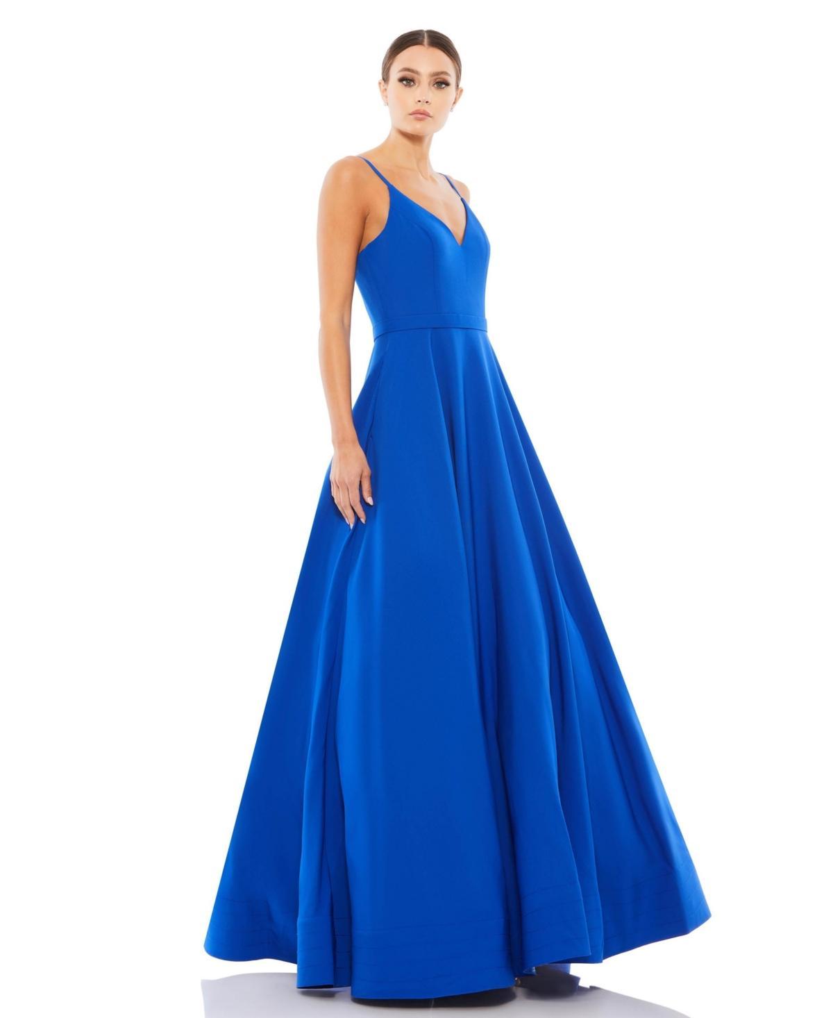 Women's Ieena Classic A-Line V-Neck Ball gown Product Image