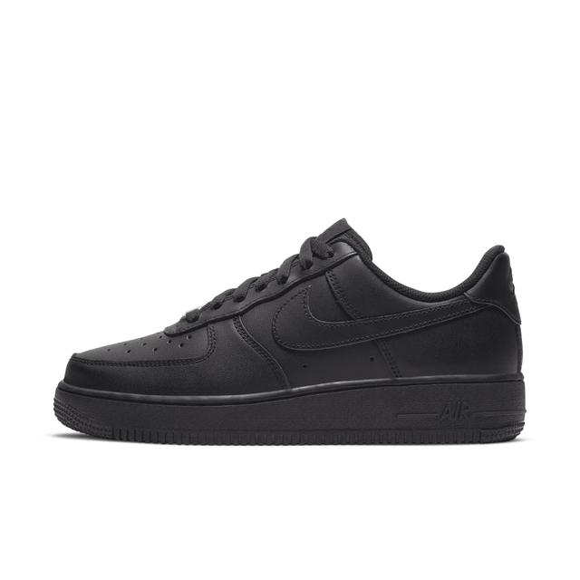 Nike Womens Nike Air Force 1 07 LE Low - Womens Shoes Black/Black Product Image