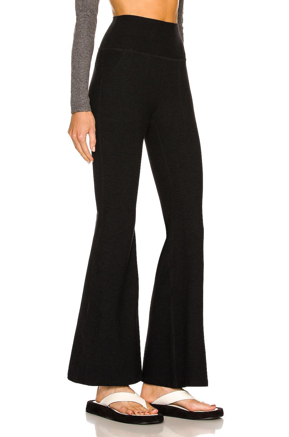 Beyond Yoga Spacedye All Day Flare High Waisted Pant in Black Product Image