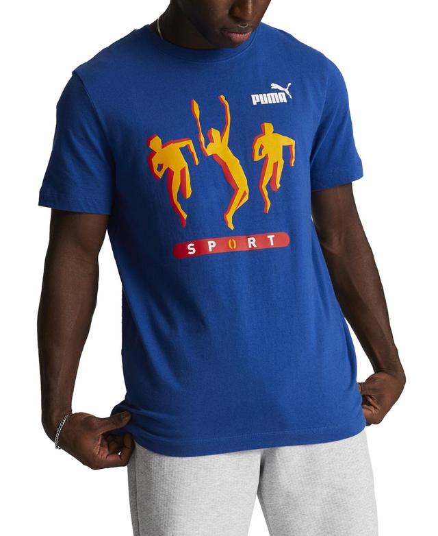 Puma Mens Vintage Sport Regular-Fit Logo Graphic T-Shirt Product Image