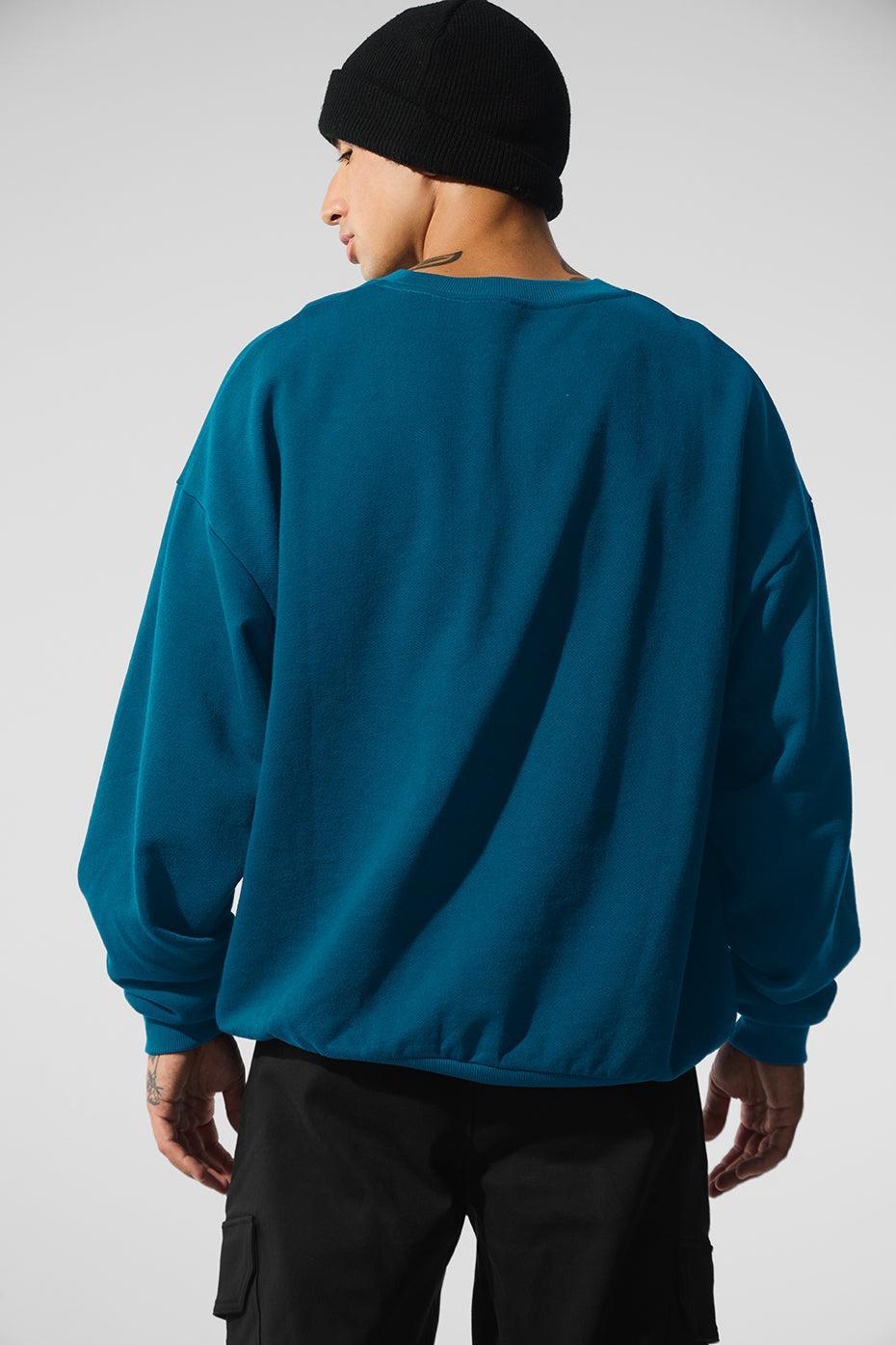 Accolade Crew Neck Pullover - Eclipse Blue Male Product Image