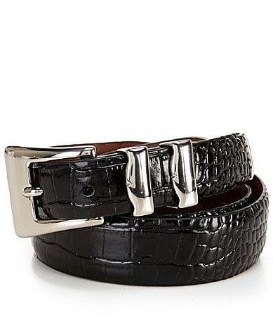 Torino Leather Company Italian Alligator Embossed Leather Belt Product Image