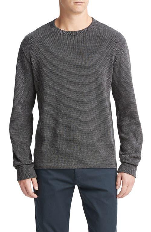 Vince Thermal Knit Long Sleeve T-Shirt Product Image