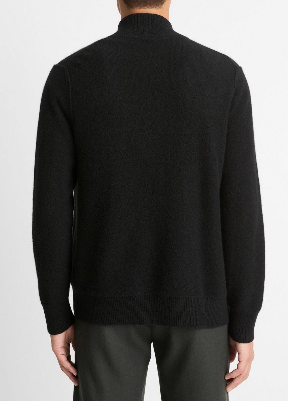 Plush Cashmere Full-Zip Sweater Product Image