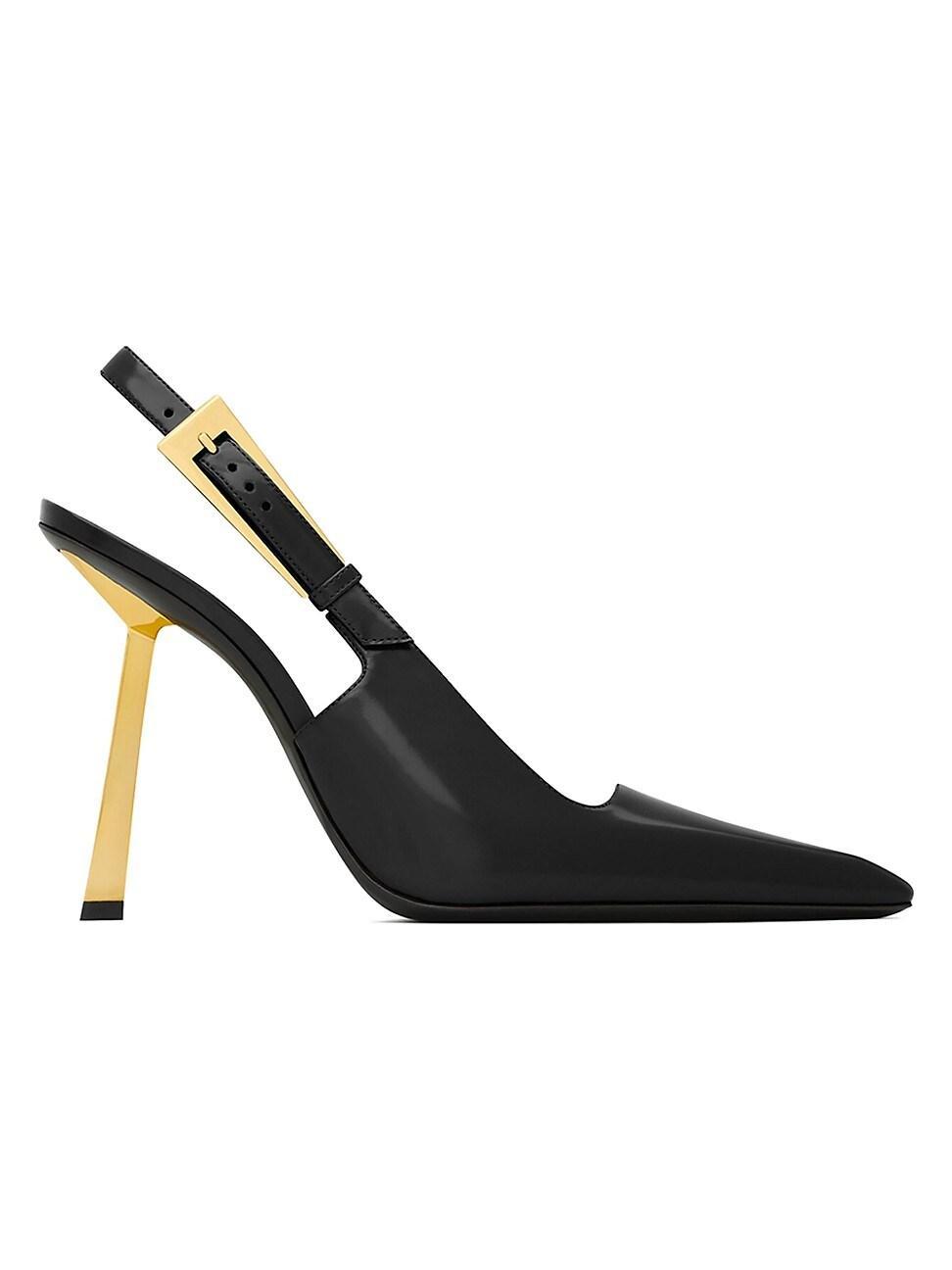 Womens Lee Slingback Pumps In Glazed Leather Product Image