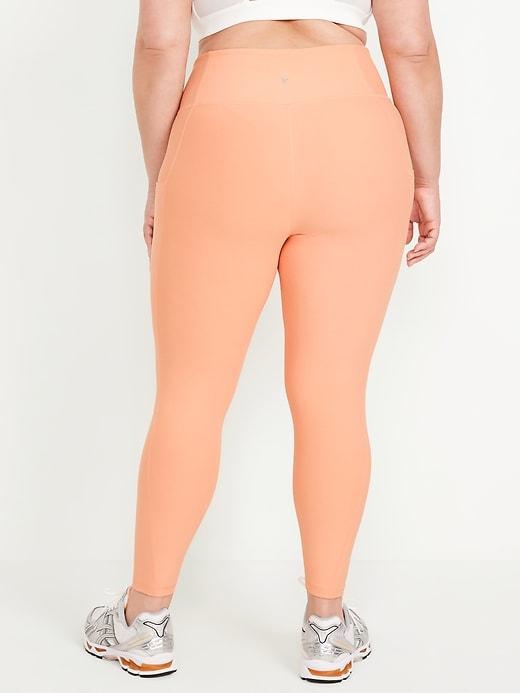 High-Waisted PowerSoft Ribbed Leggings Product Image