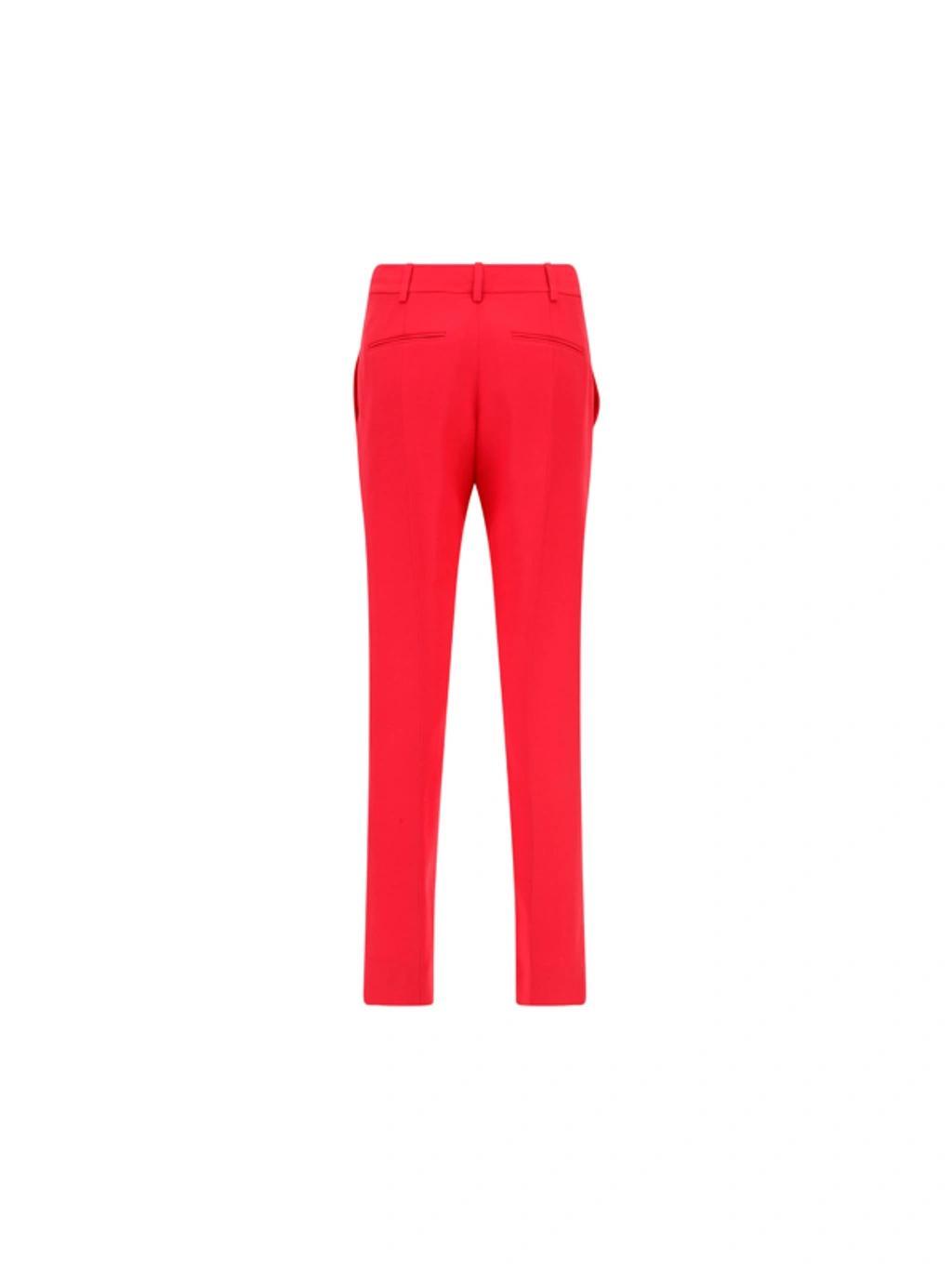 VALENTINO Pants In Dark Magenta Product Image