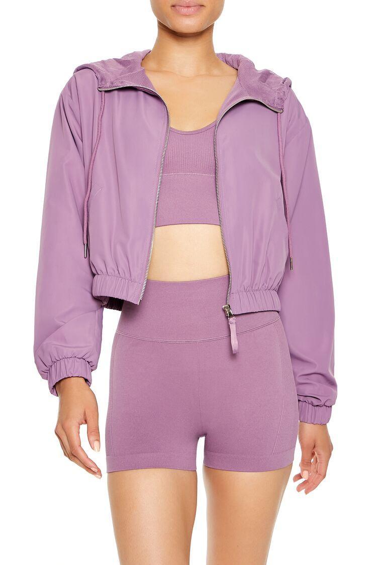 Active Hooded Zip-Up Jacket | Forever 21 Product Image