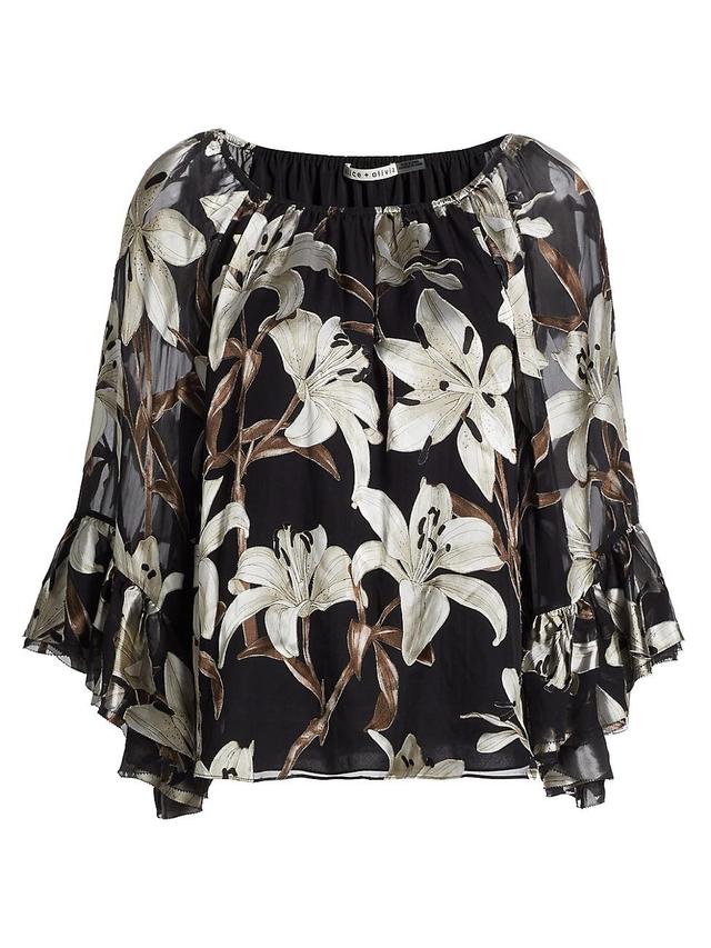 Womens Ardelia Floral Off-the-Shoulder Blouse Product Image