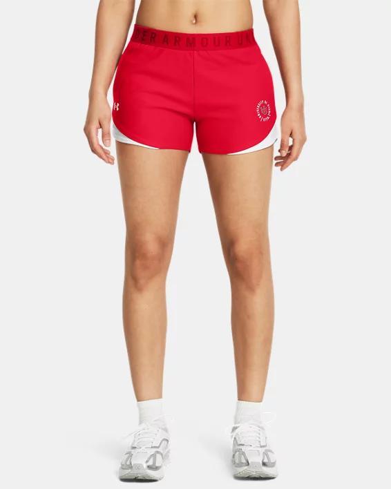 Womens UA Play Up Collegiate Shorts Product Image