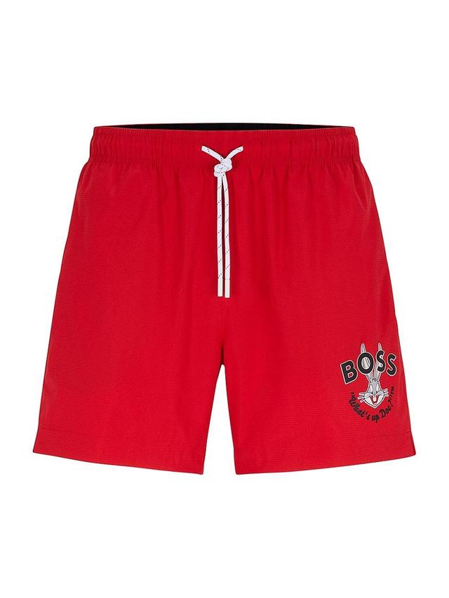 Mens Looney Tunes x BOSS Ripstop Swim Shorts Product Image