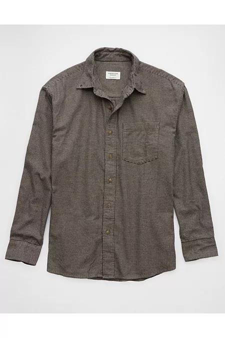 AE Everyday Flannel Plaid Button-Up Shirt Men's Product Image