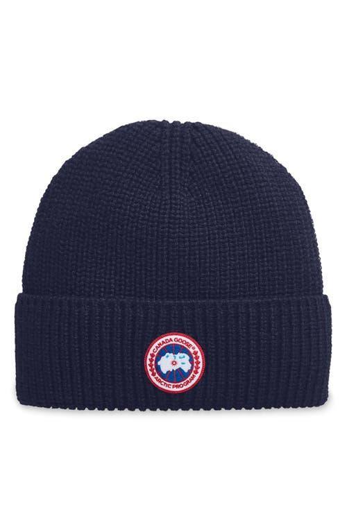 Mens Arctic Rib-Knit Wool Beanie Hat Product Image