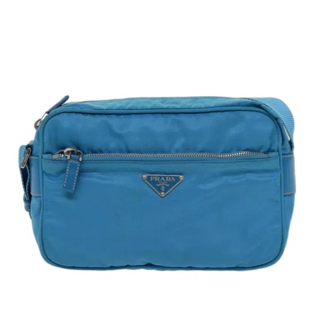 Tessuto Canvas Shoulder Bag () In Blue Product Image