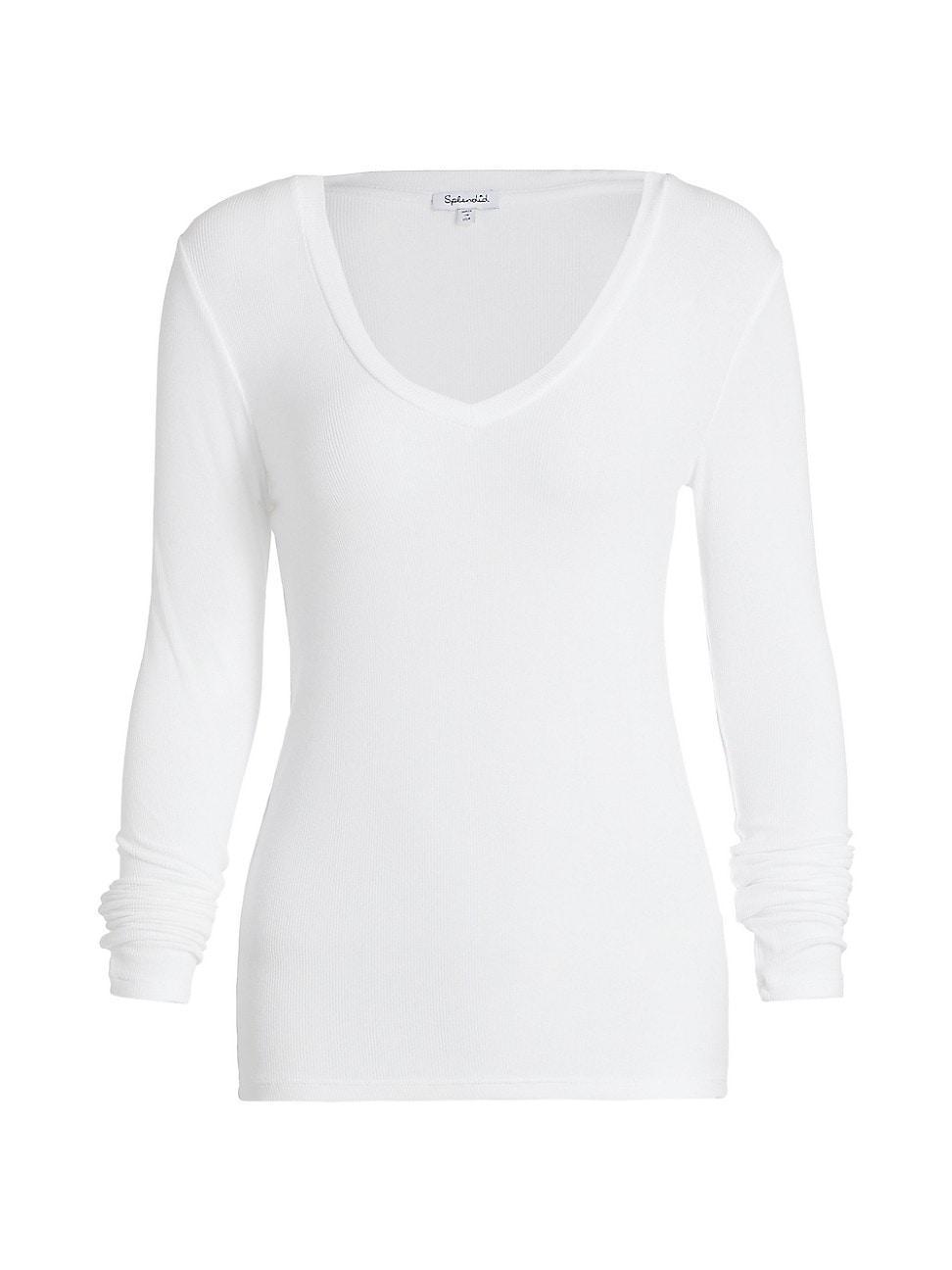 Womens Valley V-Neck T-Shirt Product Image