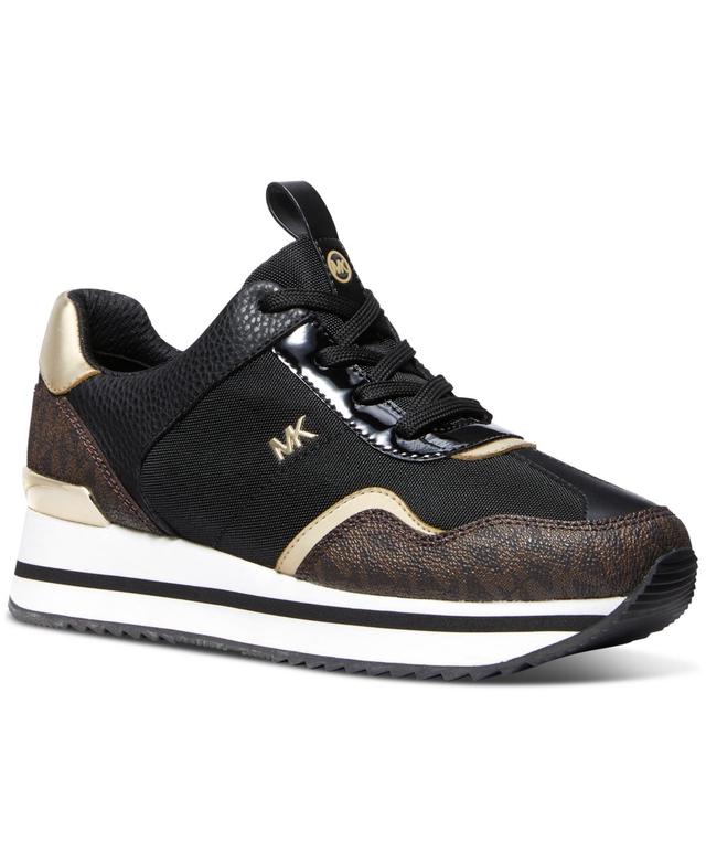 Michael Michael Kors Womens Raina Lace-Up Trainer Running Sneakers Product Image