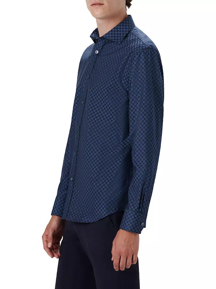 Checkerboard Button-Up Shirt Product Image