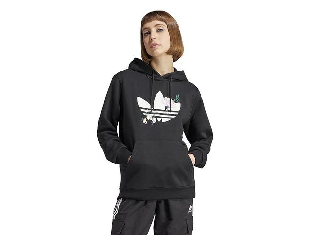 adidas Originals Flower Embroidery Hoodie Women's Clothing Product Image