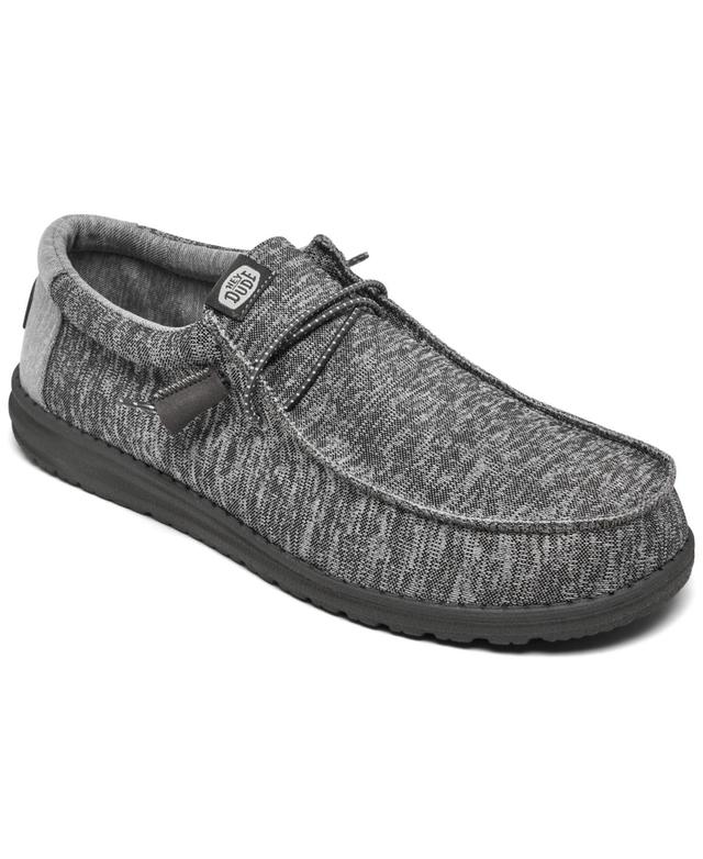 Hey Dude Wally Sport SlipOn | Mens | Light Grey SpaceDye | | Slip-Ons Product Image