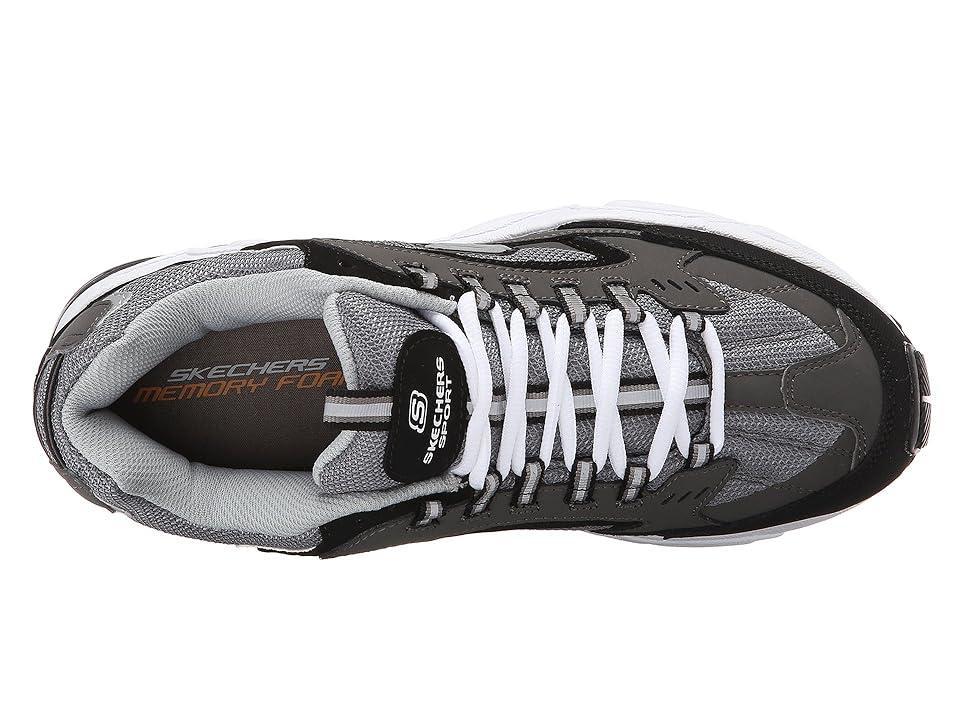 SKECHERS Stamina Cutback (Charcoal Men's Lace up casual Shoes Product Image