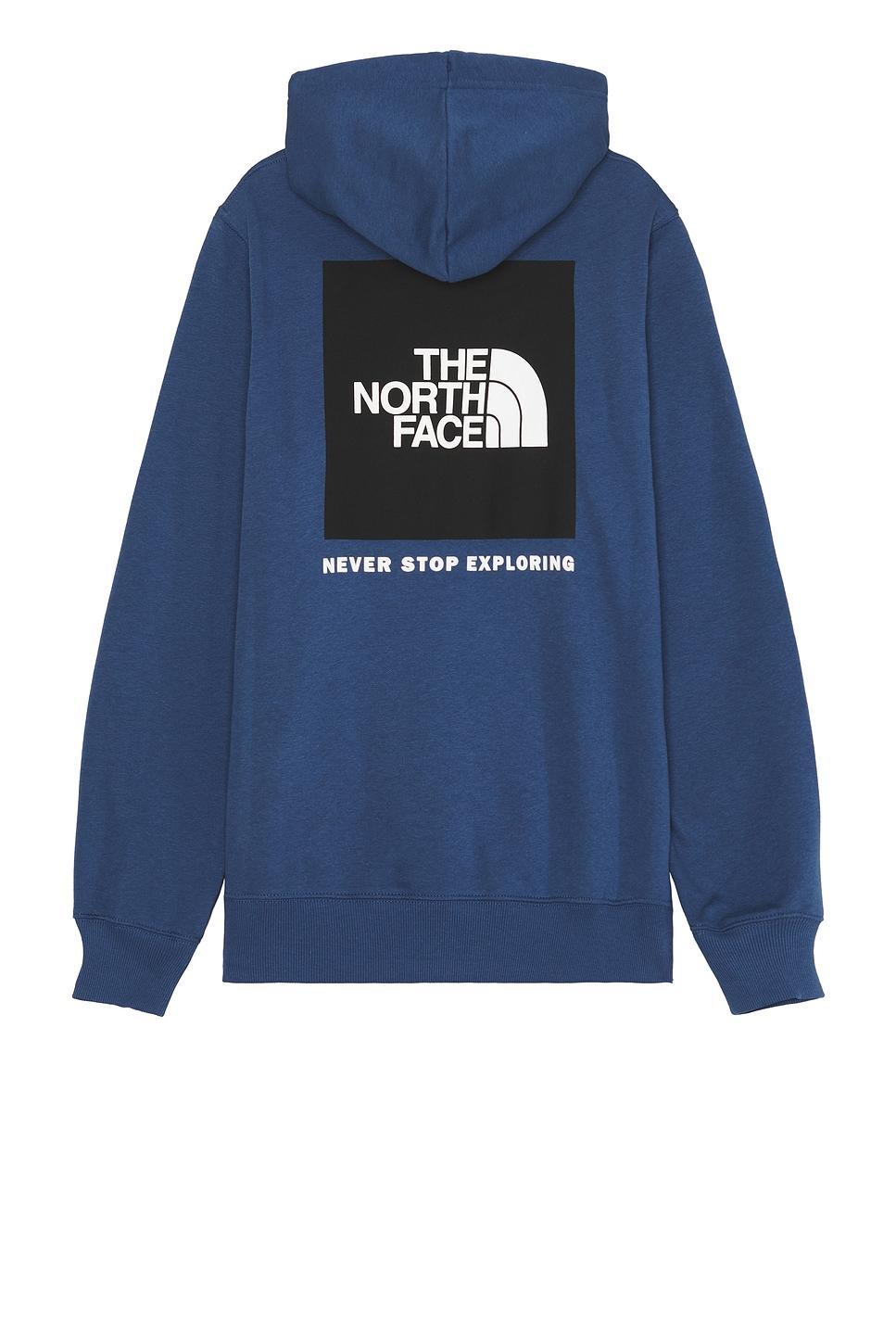 The North Face Box Nse Pullover Hoodie in Tnf Medium Grey Heather & Tnf Black - Grey. Size L (also in S, XL/1X). Product Image