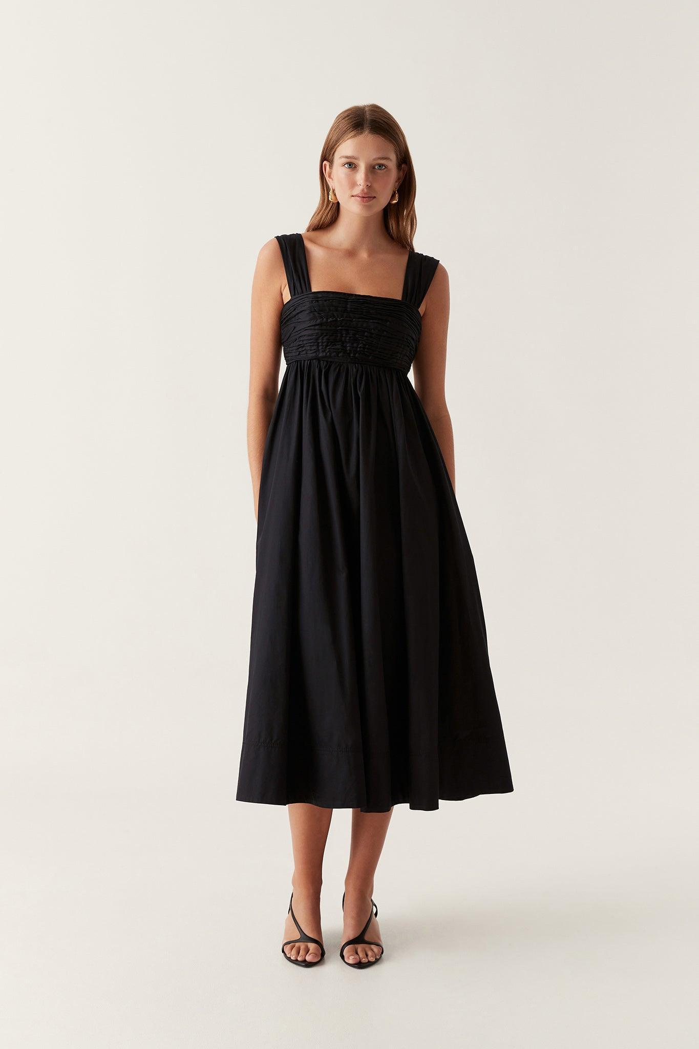 Nova Tie Back Midi Dress Product Image