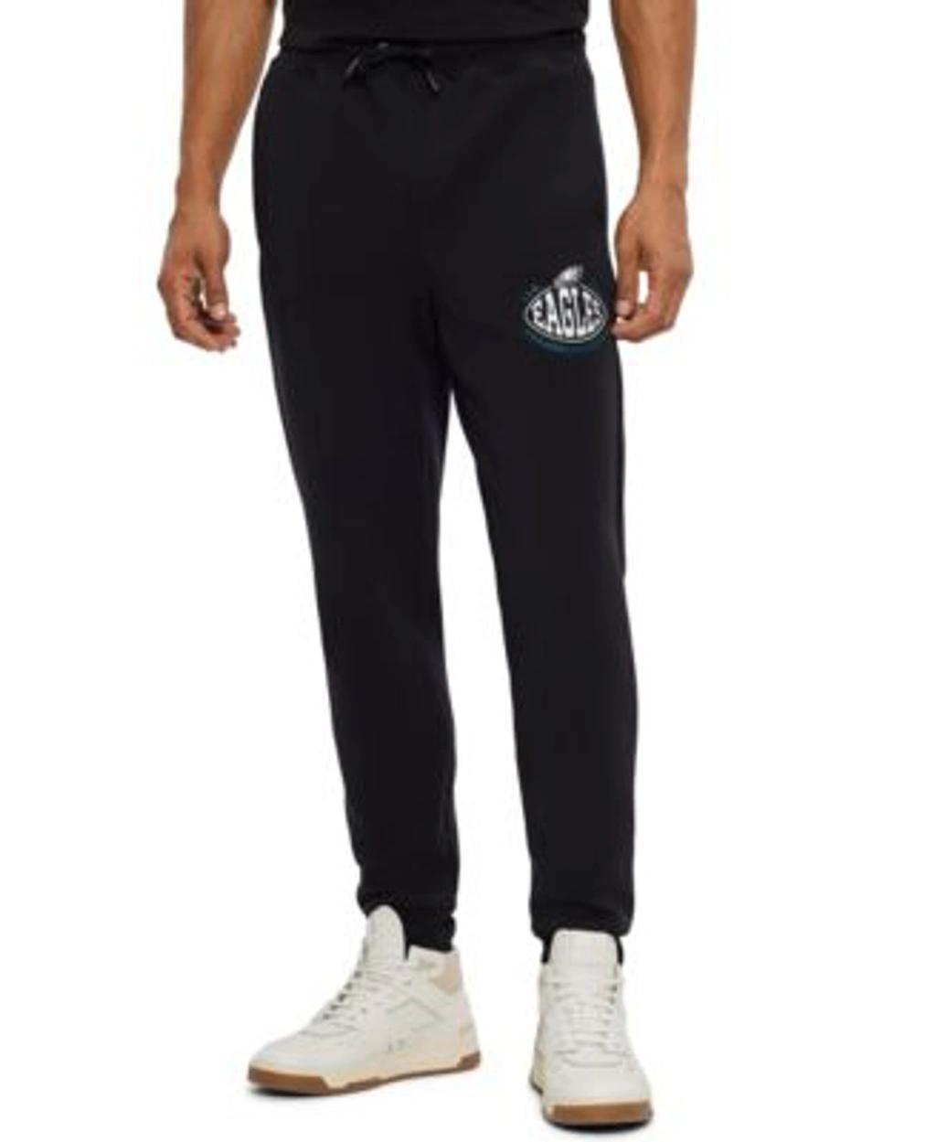 Boss By  Mens Boss X Nfl Tracksuit Bottoms Collection In Black Product Image