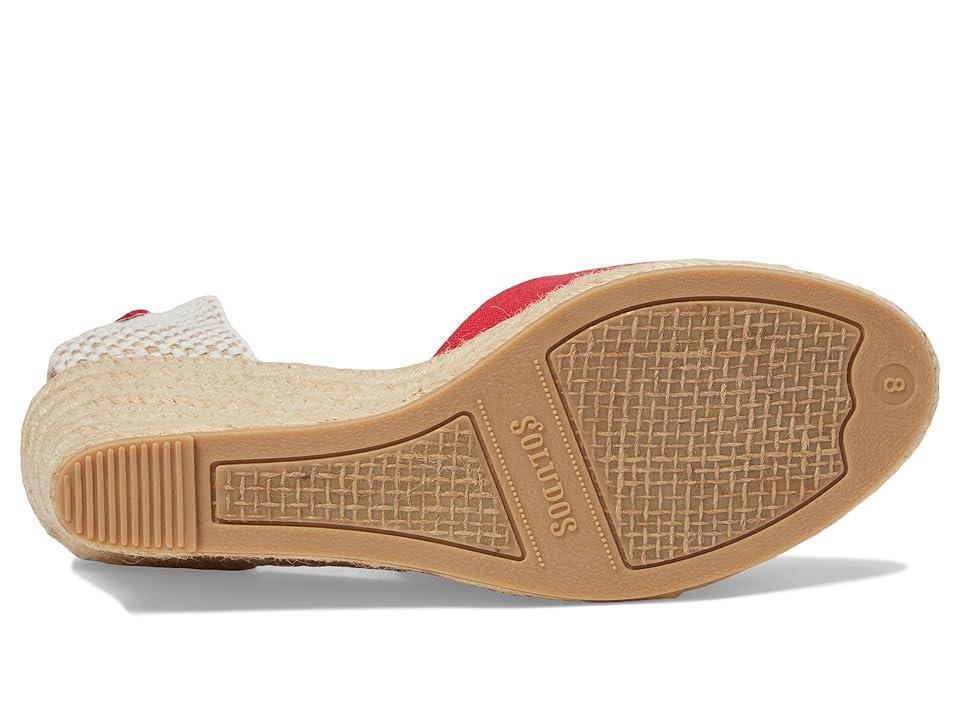 Soludos Marseille Wedge Espadrille (Flamenco Red) Women's Sandals Product Image