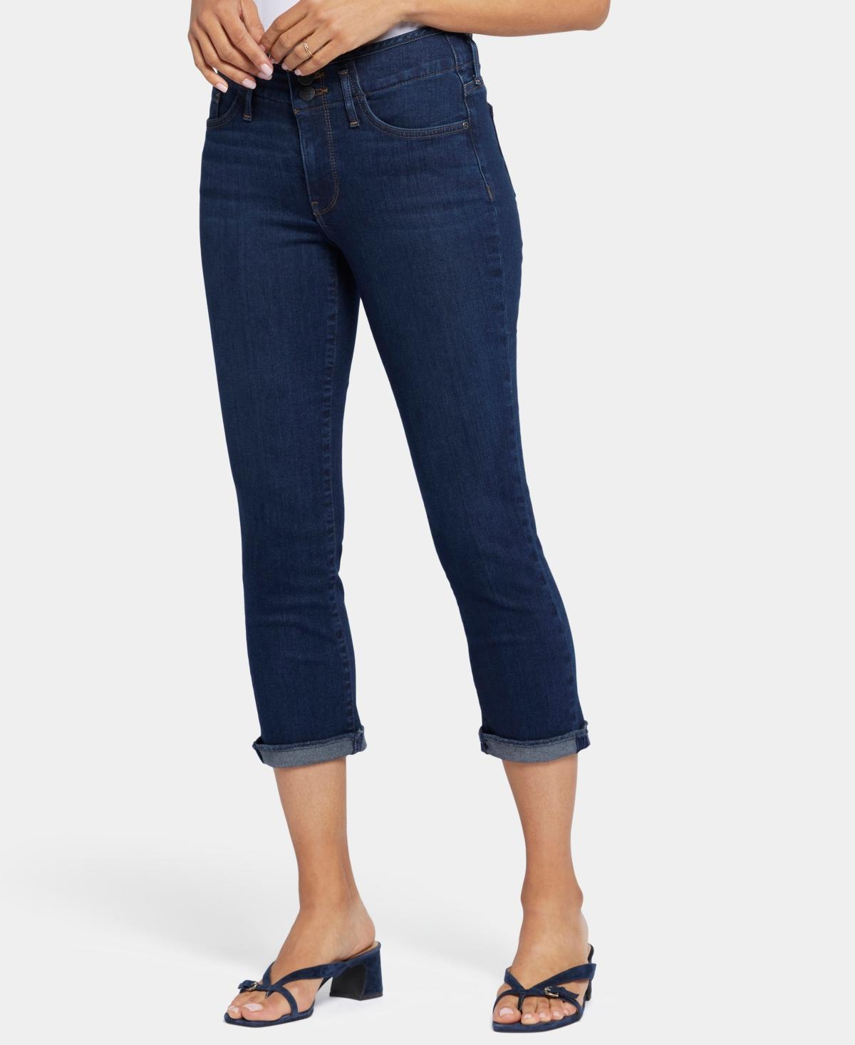 Nydj Womens Chloe Capri Jeans with Cuffs Product Image