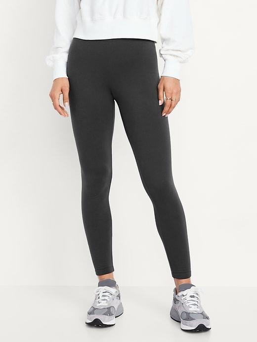 High-Waisted Fleece-Lined Leggings Product Image