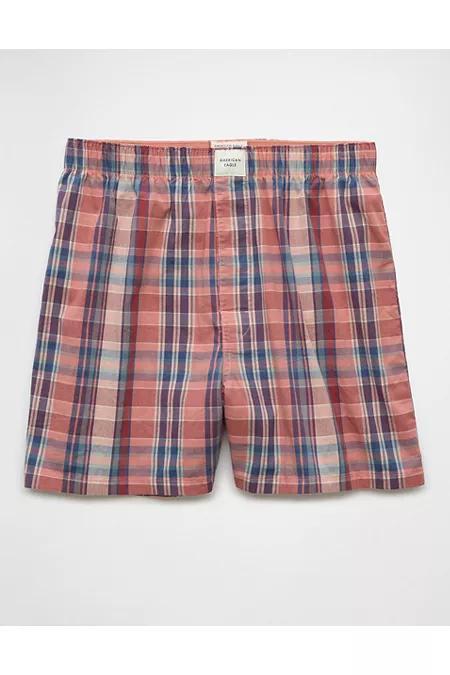 AEO Plaid Stretch Boxer Short Men's Product Image