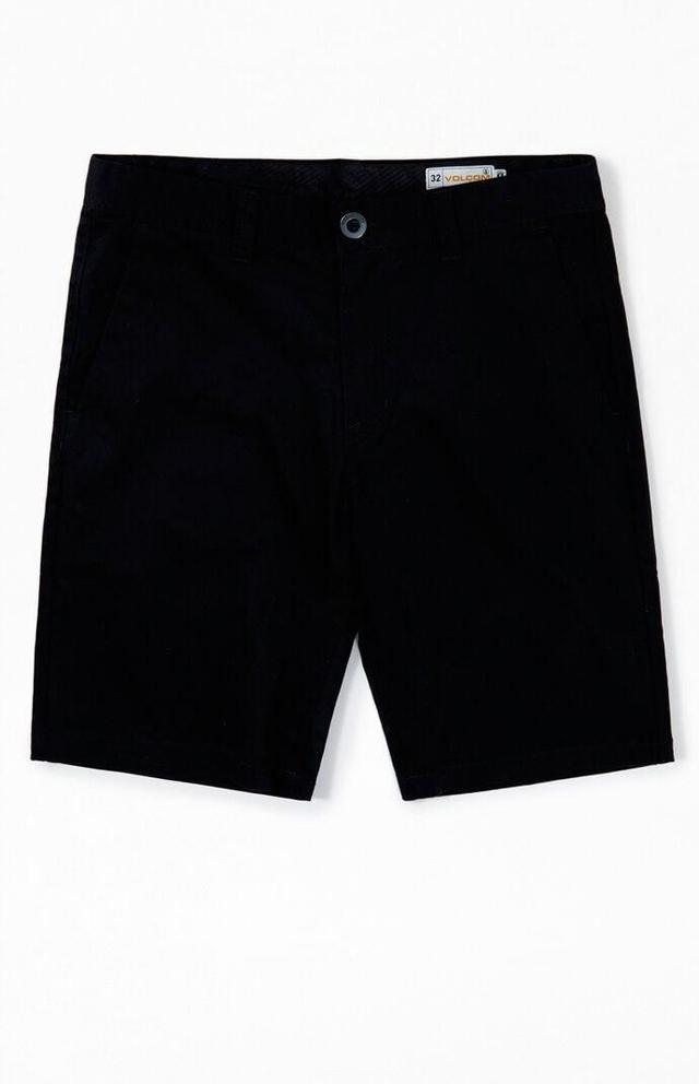 Volcom Frickin Modern Stretch 21 Chino Shorts (Black 3) Men's Shorts Product Image